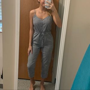 Gingham jumpsuit